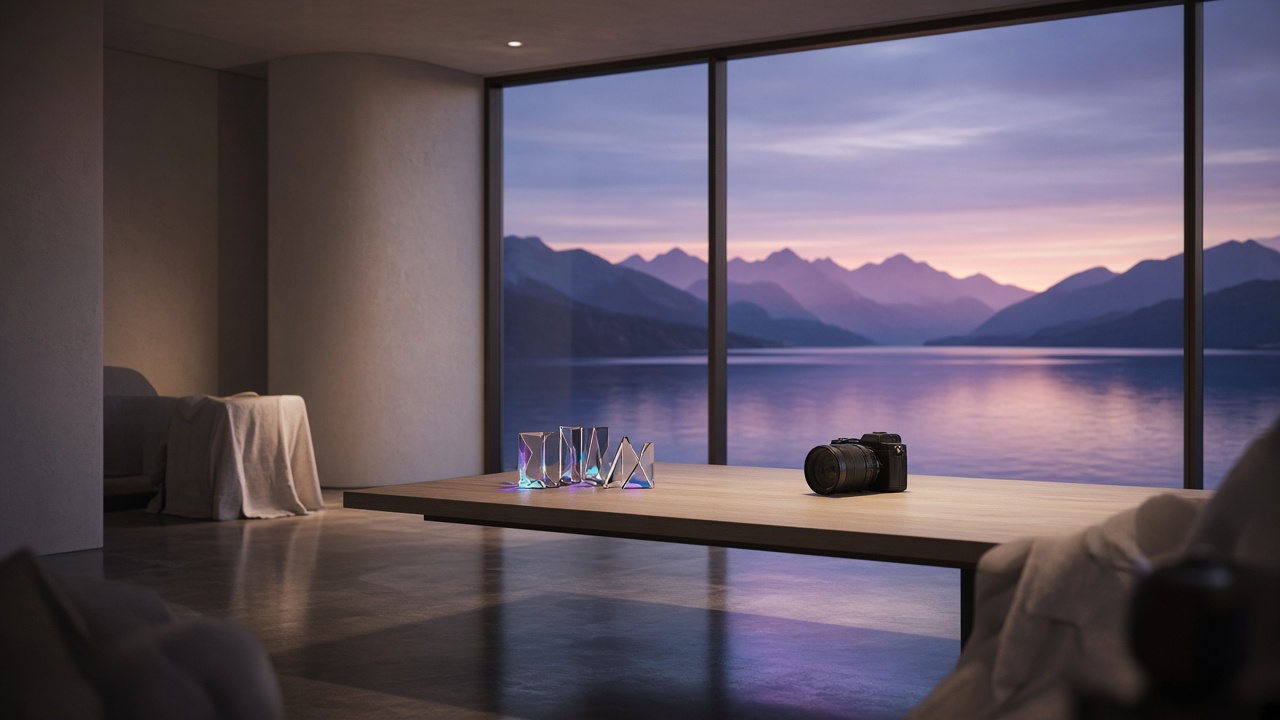 Editorial studio photograph used as PixelForge’s signature atmosphere